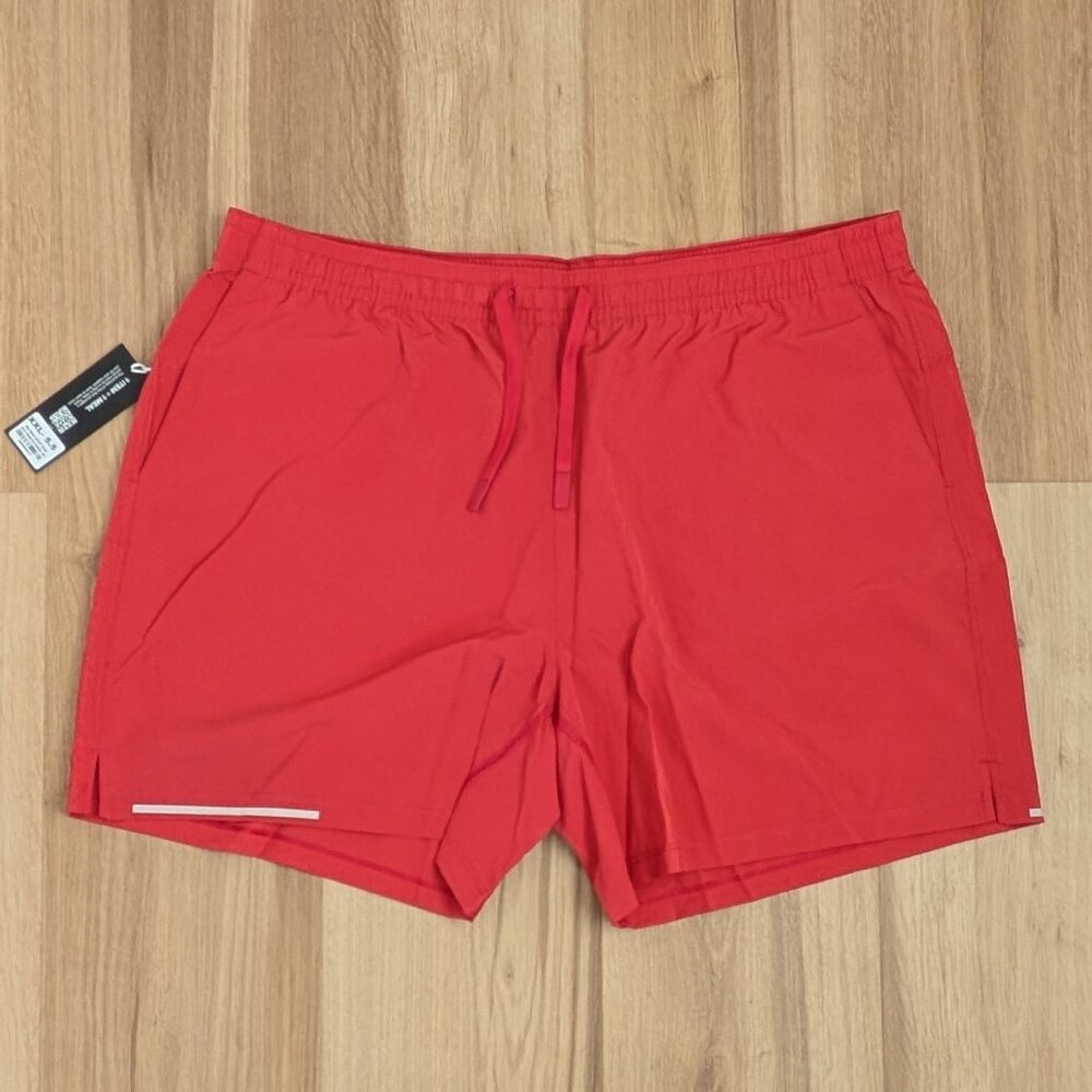 NWT Bearbottom Active Liner Shorts Red 5.5” Inseam XXL